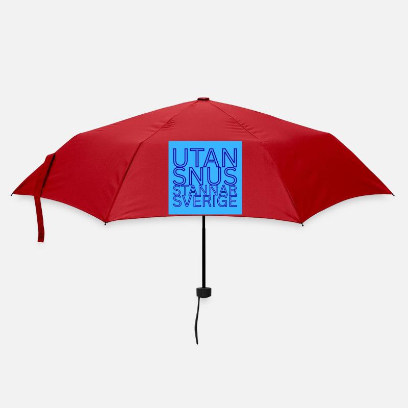 Without snus, Sweden will stop - Umbrella (small) - red