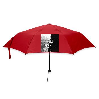De la lumière aux ténèbres - Parapluie standard - rouge - Devant