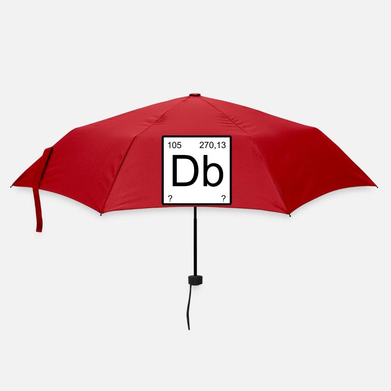 Dubnium Element Typography - Umbrella (small) - red