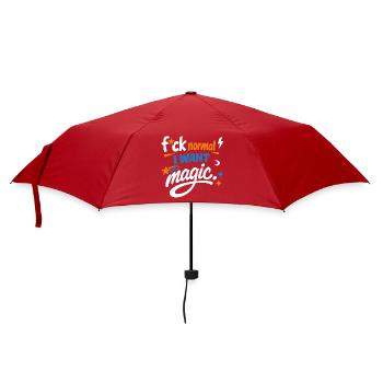 Magic instead of normality: Courageously colourful - Umbrella (small) - red - Front