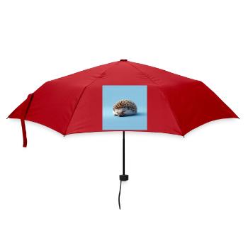 Hérisson Bleu Endormi - Parapluie standard - rouge - Devant