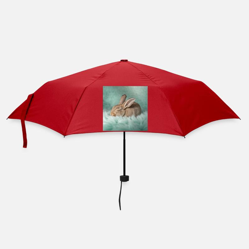 Rabbit Neon Dreams - Umbrella (small) - red