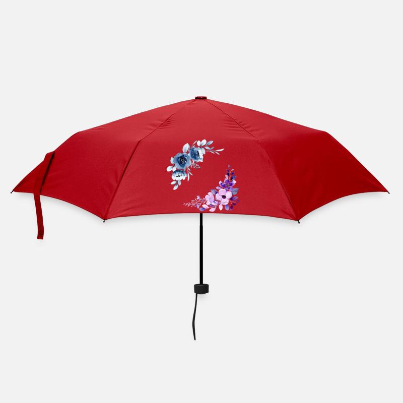 2 floral bouquets - Umbrella (small) - red