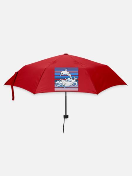 Delphine - Regenschirm (klein) - Rot