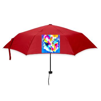 Explosion of colour in watercolour - Umbrella (small) - red - Front