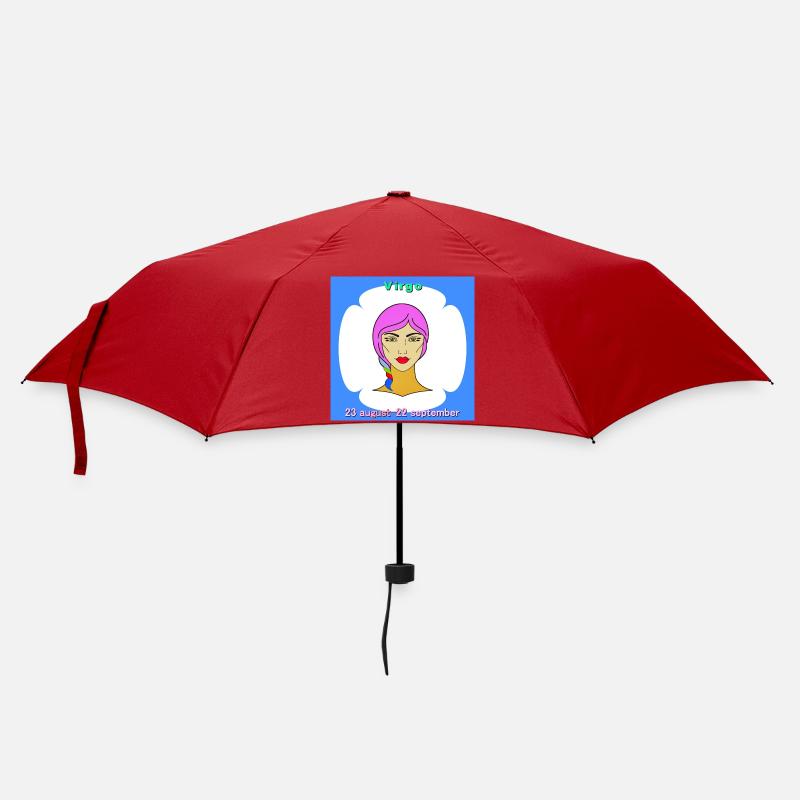 Fräulein - Regenschirm (klein) - Rot
