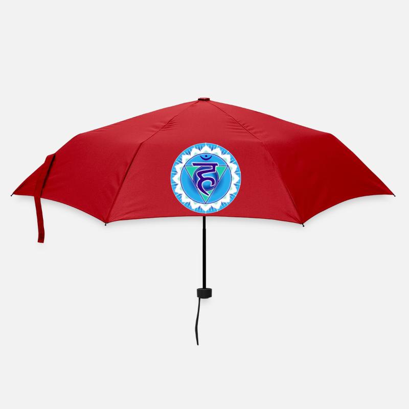 Throat Chakra Vishuddha - Umbrella (small) - red