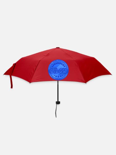 Legendäres LLOU Abzeichen Design - Regenschirm (klein) - Rot