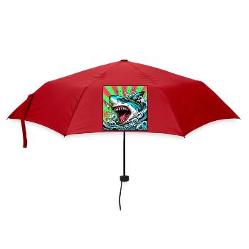 Requin - Parapluie standard - rouge - Devant