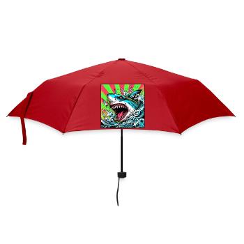 Requin - Parapluie standard - rouge - Devant