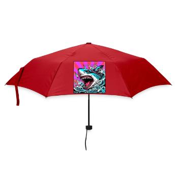 Shark - Umbrella (small) - red - Front