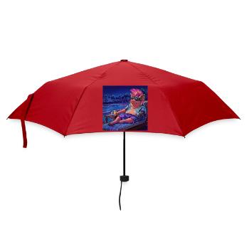 Cyberpig - Umbrella (small) - red - Front