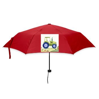 Traktor / Traktor / Traktor - Regenschirm (klein) - Rot - Vorne