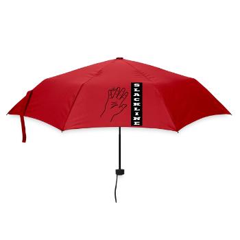 Slackline Ameise - Regenschirm (klein) - Rot - Vorne