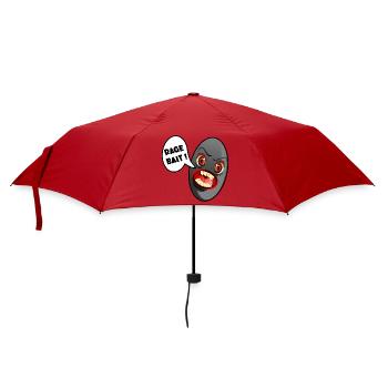 Olive Emotionen, Soziale Medien - Regenschirm (klein) - Rot - Vorne