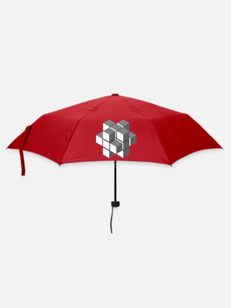 Iso-Kreuz 226 - Regenschirm (klein) - Rot
