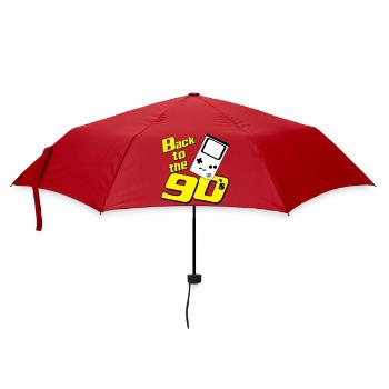 90s Party , Theme Party , 90s Retro Game (25) - Umbrella (small) - red - Front