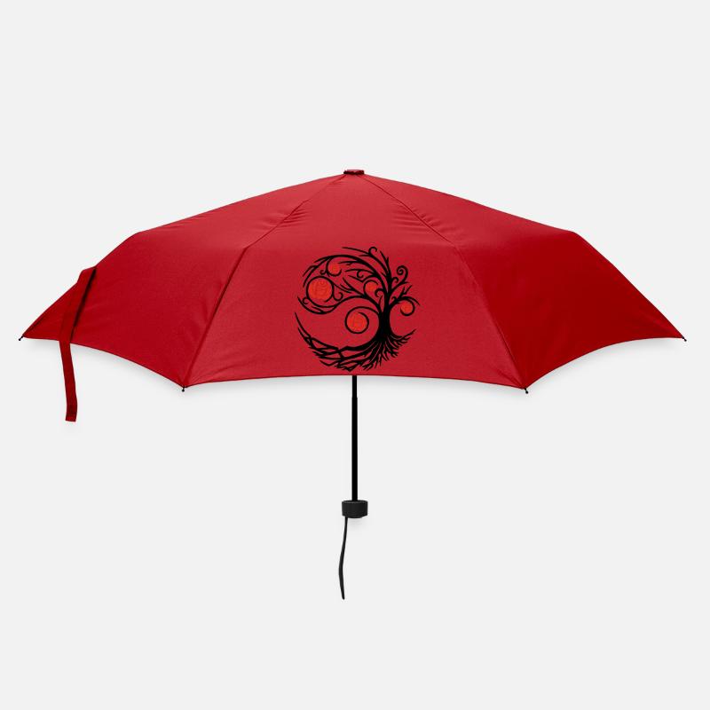 Rosier noir étrange - Parapluie standard - rouge