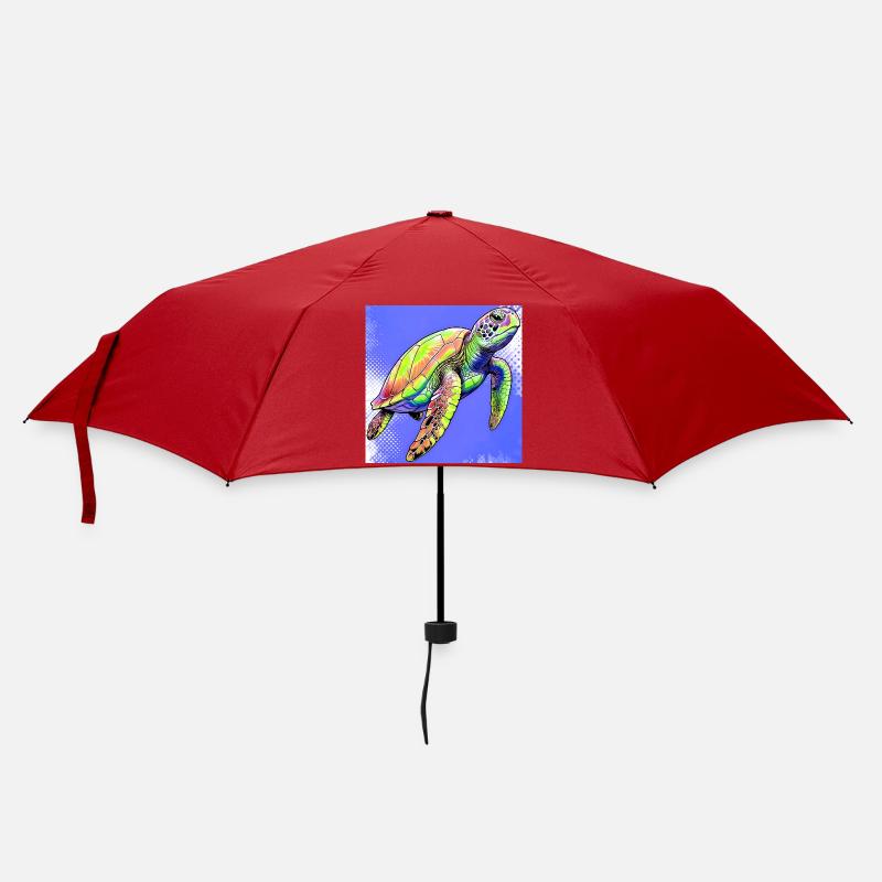tortue - Parapluie standard - rouge