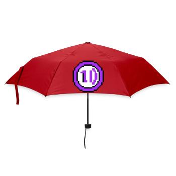 Arcade Münze 10 Jahre Jubiläum - Regenschirm (klein) - Rot - Vorne