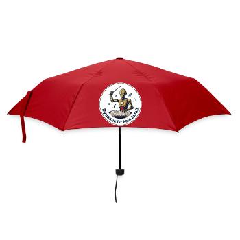 Dynamik ist kein Zufall Dirigent T-Shirt - Regenschirm (klein) - Rot - Vorne