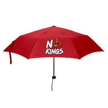 Kein König anti-monarchistischer Protest gegen die Krone - Regenschirm (klein) - Rot - Vorne