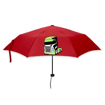 Striking V8 truck - Umbrella (small) - red - Front
