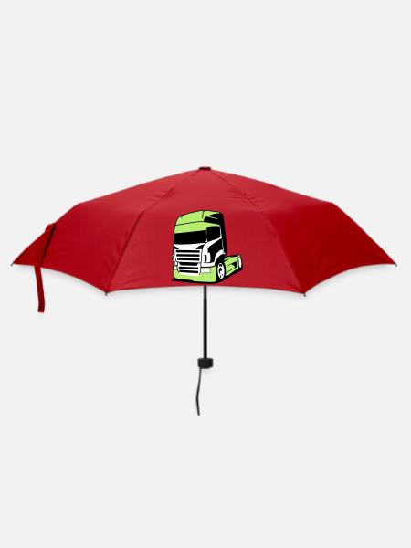 Striking V8 truck - Umbrella (small) - red