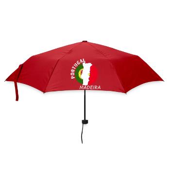 Madère - Parapluie standard - rouge - Devant