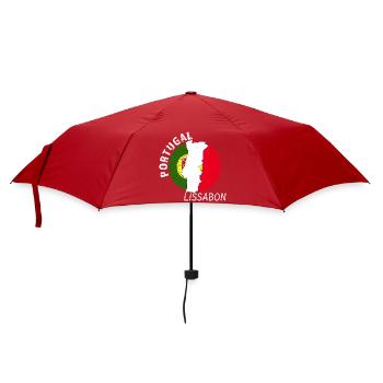 Lissabon - Regenschirm (klein) - Rot - Vorne