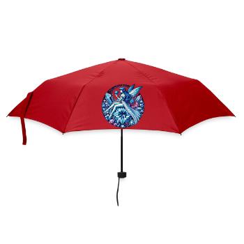 Crystal Fairy on Crystals - Umbrella (small) - red - Front