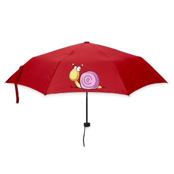 Sweet Little Snail I Comic - Umbrella (small) - red - Front