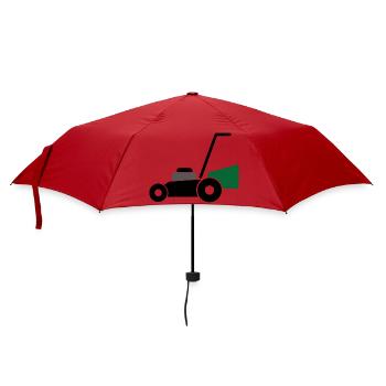 Rasenmäher - Regenschirm (klein) - Rot - Vorne