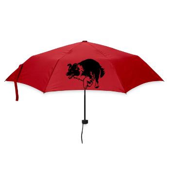 Border Collie - Parapluie standard - rouge - Devant
