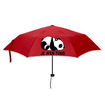 Je m'en fous - Parapluie standard - rouge - Devant