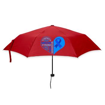 ALS nerve disease - Umbrella (small) - red - Front