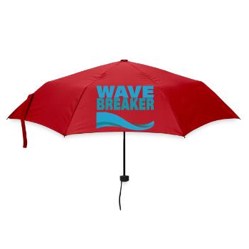 WAVE BREAKER - Regenschirm (klein) - Rot - Vorne