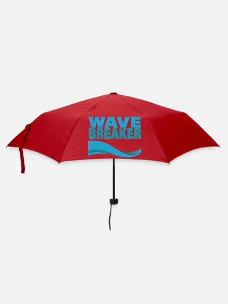 WAVE BREAKER - Regenschirm (klein) - Rot