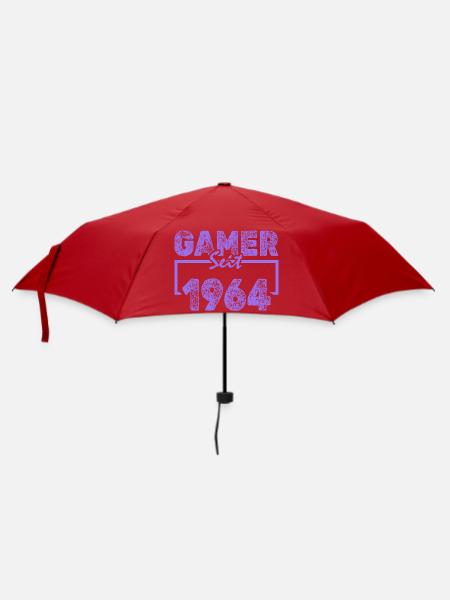 Daddeln 1964 - Regenschirm (klein) - Rot