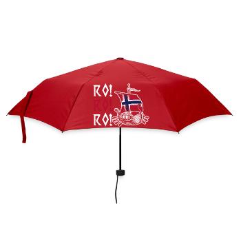 Norvège des fjords Norge Navire scandinave ro-viking - Parapluie standard - rouge - Devant