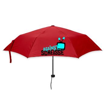 against shit - television - Umbrella (small) - red - Front