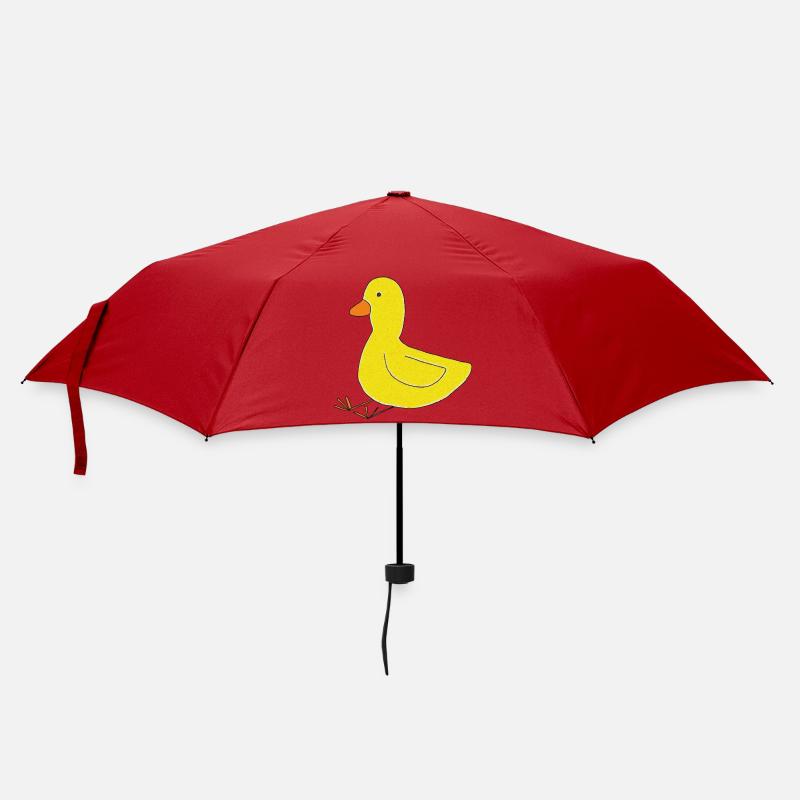 ente impressionismus - Regenschirm (klein) - Rot