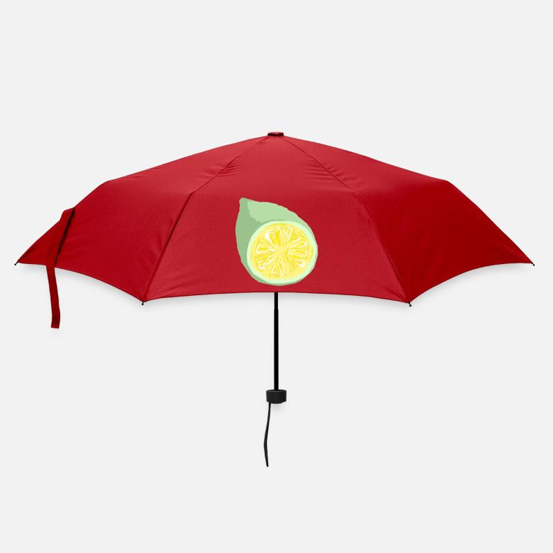 Tranche d’agrumes abstrait - Parapluie standard - rouge