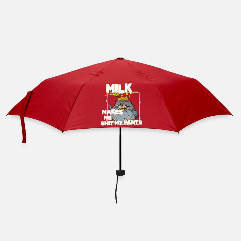 King Sparrow – Das ehrlichste Shirt für echte Type - Regenschirm (klein) - Rot
