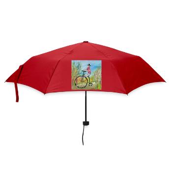  Hochrad - Regenschirm (klein) - Rot - Vorne