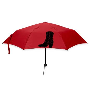 Damen Westernstiefel - Regenschirm (klein) - Rot - Vorne