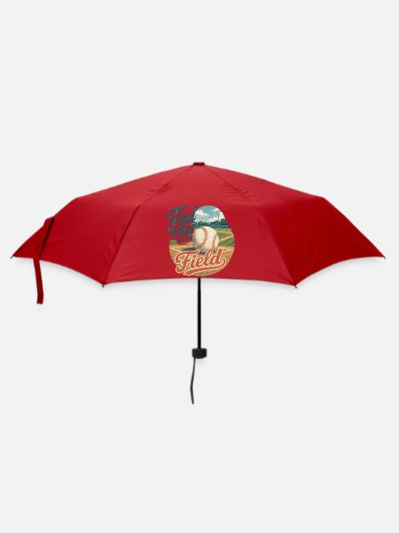 Find Me On The Field - Regenschirm (klein) - Rot
