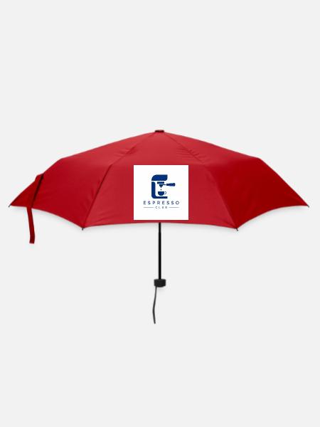 Espresso Club Logo - Regenschirm (klein) - Rot