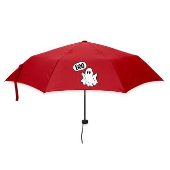 BOO – Süßer Halloween Geist - Regenschirm (klein) - Rot - Vorne