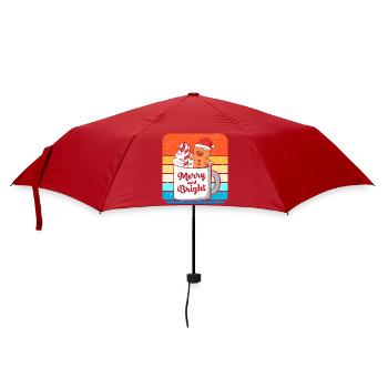 Gingerbread Christmas Gingerbread Man Gingerbread - Umbrella (small) - red - Front